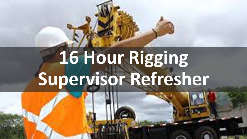 16 Hour Tower Crane Rigger Training Course
